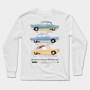 FORD ZEPHYR AND CONSUL - advert Long Sleeve T-Shirt